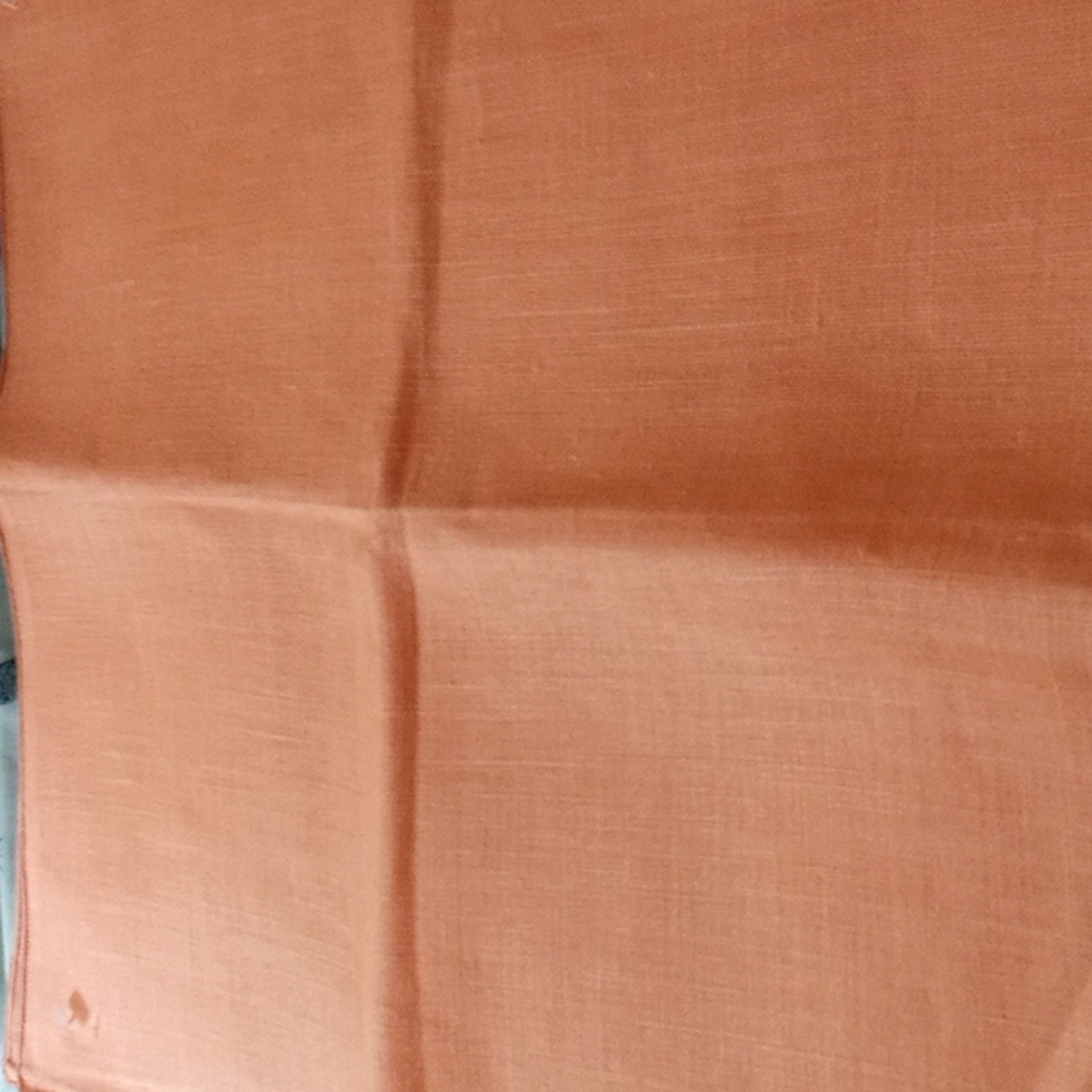 Orange Linen Napkins Set of 4